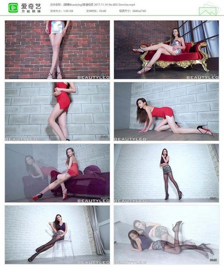 [Beautyleg视频] 2017.11.14 VOL.802 Dennise[1V／1.00G]预览图