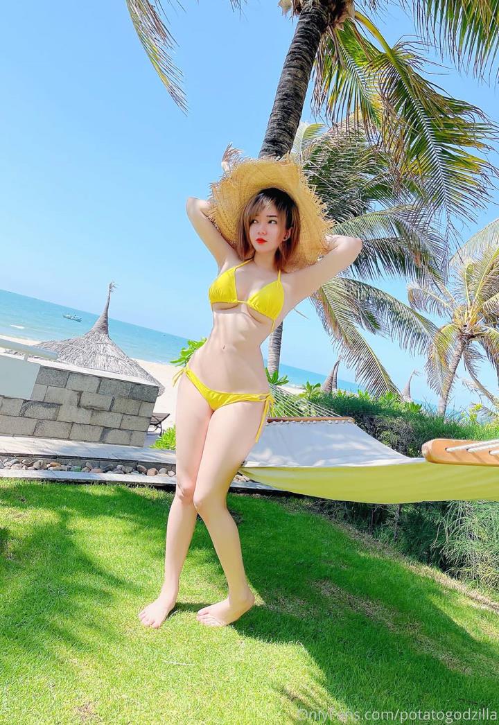 Potato Godzilla - Yellow Bikini[25P／39MB]预览图